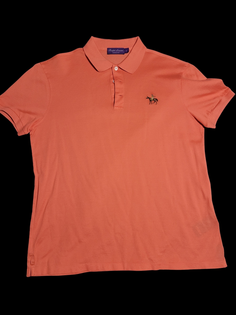 Ralph Lauren Purple Label Coral Polo Shirt